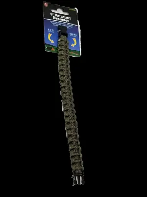 Sona Pcb9-Ol 9&quot; Paracord Bracelet W/8.2&#039; Cord (Olive) 430 Lbs
