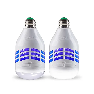 Pic Ikb-M2 Dual-Purpose Bug Zapper And Led Light Bulb, 2 Count
