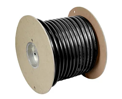 PACER WUL2BK100 2 Awg Ul Bk Tc Wire 100Ft Rl