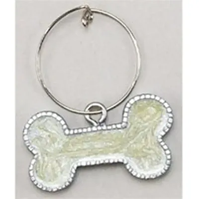 Pet Edge Collar Charm - Pearlized Bone
