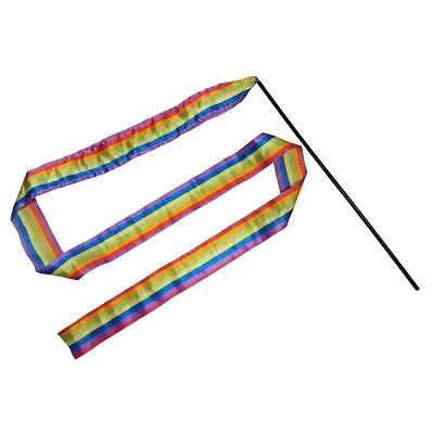 Pet Edge Rainbow Ribbon Pole Toy