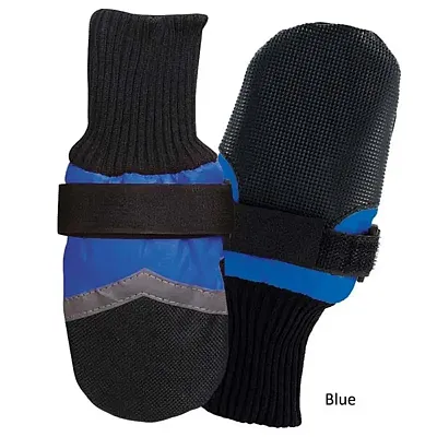 Pet Edge Guardian Gear Dog Boots (set of 4) - XSmall (up to 3") - Blue