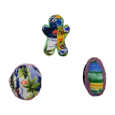Pet Edge Hawaiian Plush Toys - Football