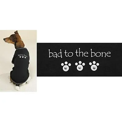 Pet Edge Bad to the Bone Studded Tee - Large