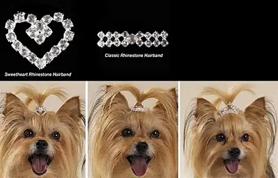 Pet Edge Rhinestone Groom Accents-Sweetheart Rhinestone Barrette