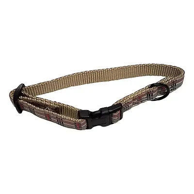 Pet Edge London Plaid Ribbon Collar - Small