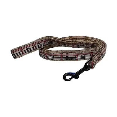 Pet Edge London Plaid Ribbon Leads - Large