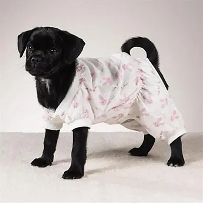 Pet Edge Sleepy Time PJs - Pink Bunny Hop - Large