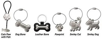 Pet Edge Pet Studio Key Rings - Pawprint