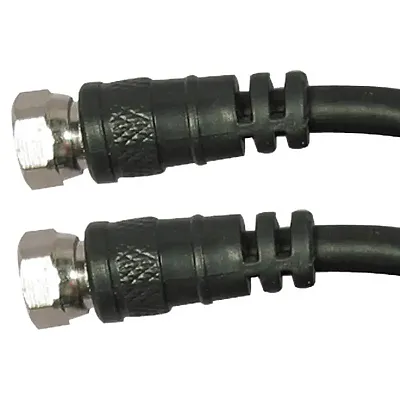 Axis 205-020Bk / Elr Aa-139 F-To-F Rg59 Screw-On Cables (12 Ft)