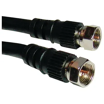 Axis Sei# 205-430Bk F-To-F Rg6 Screw-On Cable (25 Ft)