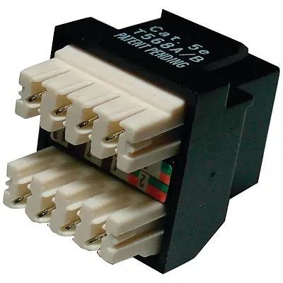Axis Cat2079/180D/Bk Cat-5E Keystone Jack (Black)