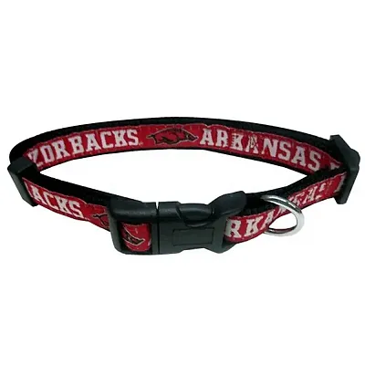 Pets First Arkansas Razorbacks Pet Collar by Pets First - Large
