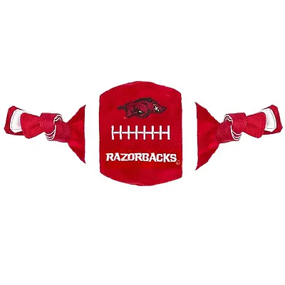 Pets First Arkansas Razorbacks Flattie Crinkle Football