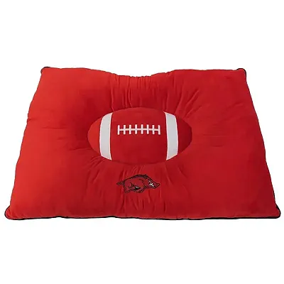 Pets First Arkansas Razorbacks Pet Pillow Bed