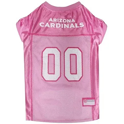 Pets First Arizona Cardinals Pink Pet Jersey - Medium
