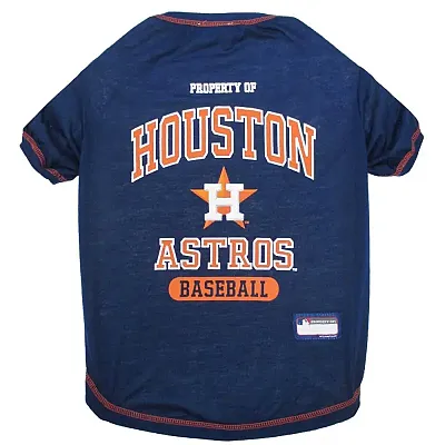 Pets First Houston Astros Pet T-Shirt - Medium