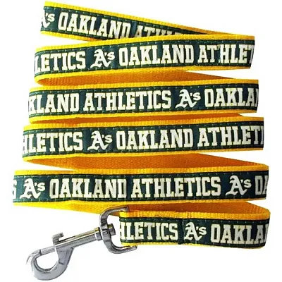 Pets First Oakland A&#039;s Pet Leash by Pets First - Large