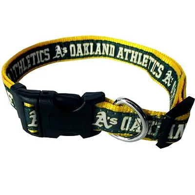 Pets First Oakland A&#039;s Pet Collar by Pets First - XL