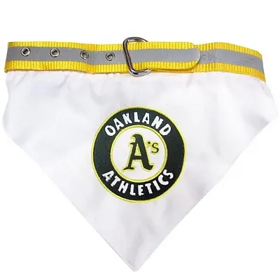 Pets First Oakland A&#039;s Pet Collar Bandana - Medium