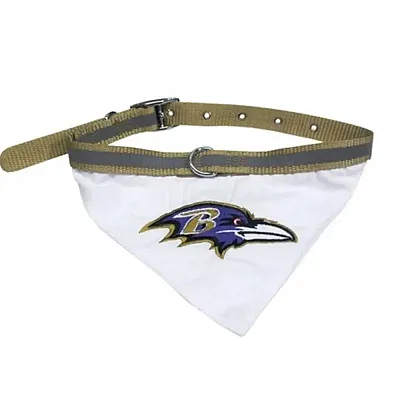 Pets First Baltimore Ravens Pet Collar Bandana - Small
