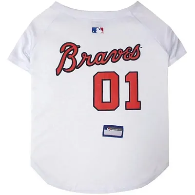 Pets First Atlanta Braves Pet Jersey - X-Large