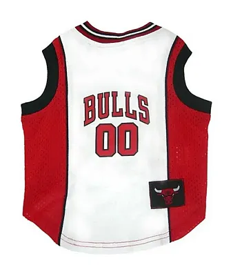 Pets First Chicago Bulls Dog Jersey - Small
