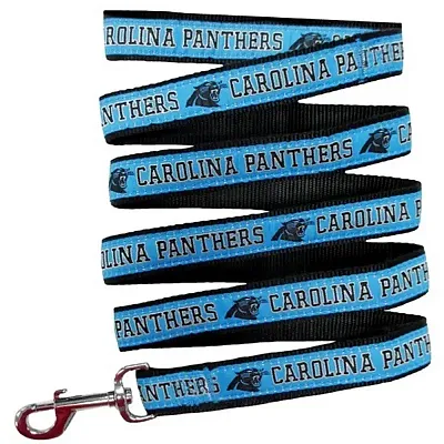 Pets First Carolina Panthers Pet Leash by Pets First - Small