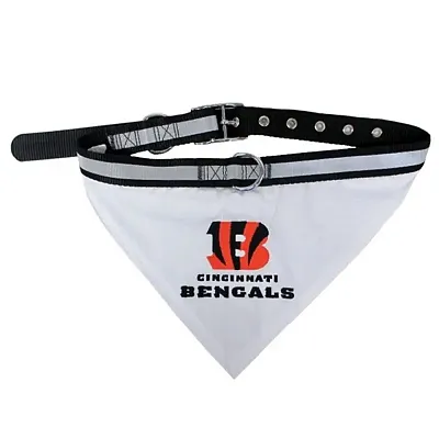 Pets First Cincinnati Bengals Pet Collar Bandana - Small