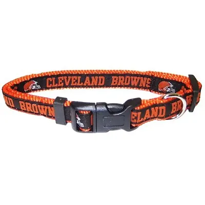 Pets First Cleveland Browns Pet Collar by Pets First - Medium