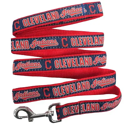 Pets First Cleveland Indians Pet Leash by Pets First - Small