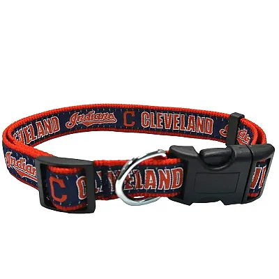 Pets First Cleveland Indians Pet Collar by Pets First - Small
