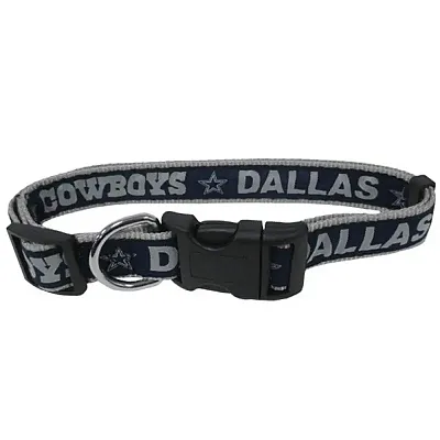 Pets First Dallas Cowboys Pet Collar by Pets First - Large