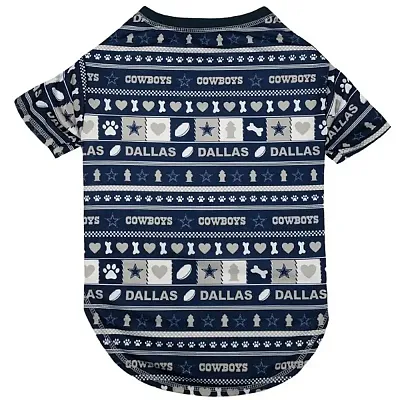 Pets First Dallas Cowboys Pet Novel-Tee - X-Small