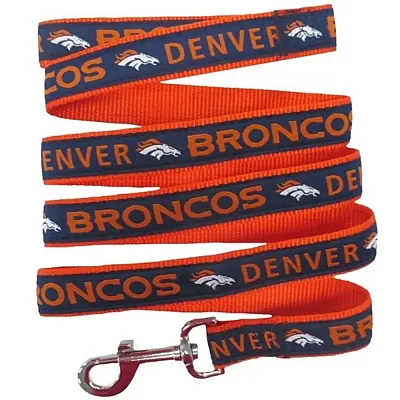Pets First Denver Broncos Pet Leash by Pets First - Medium