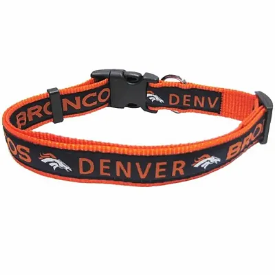 Pets First Denver Broncos Pet Collar by Pets First - Medium