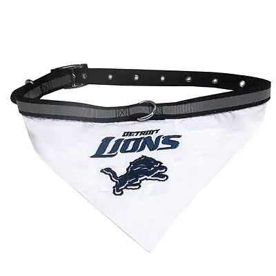 Pets First Detroit Lions Pet Collar Bandana - Small