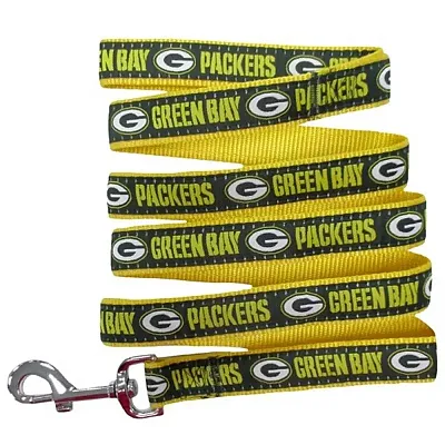Pets First Green Bay Packers Pet Leash by Pets First - Medium