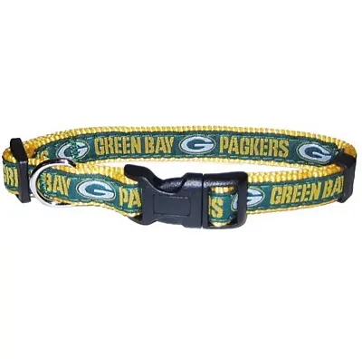 Pets First Green Bay Packers Pet Collar by Pets First - Large