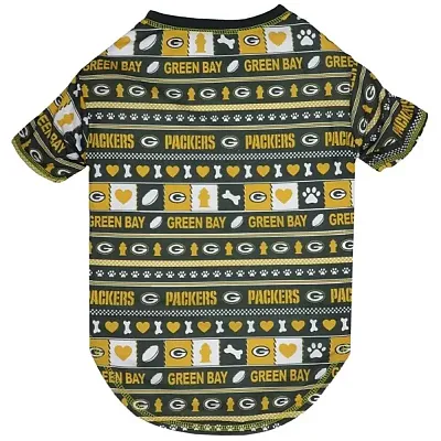 Pets First Green Bay Packers Pet Novel-Tee - Large