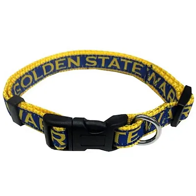 Pets First Golden State Warriors Pet Collar by Pets First - Small
