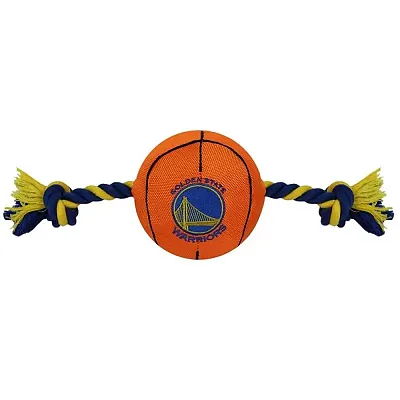 Pets First Golden State Warriors Pet Nylon Basketball