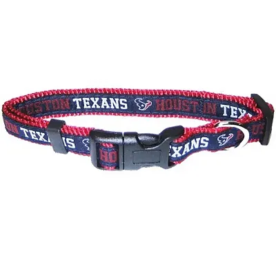 Pets First Houston Texans Pet Collar by Pets First - Small