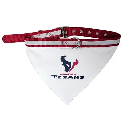 Pets First Houston Texans Pet Collar Bandana - Small