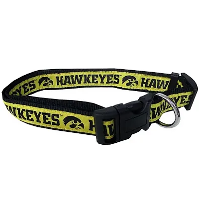 Pets First Iowa Hawkeyes Pet Collar by Pets First - Medium