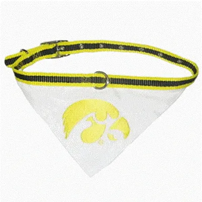 Pets First Iowa Hawkeyes Collar Bandana - Large