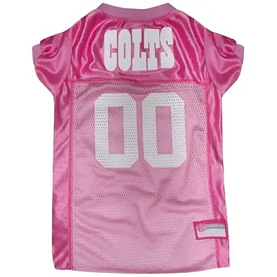 Pets First Indianapolis Colts Pink Pet Jersey - Medium