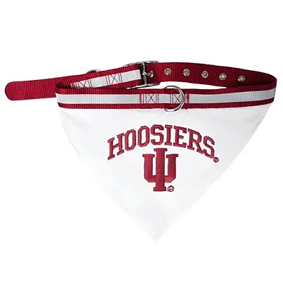 Pets First Indiana Hoosiers Pet Collar Bandana - Small