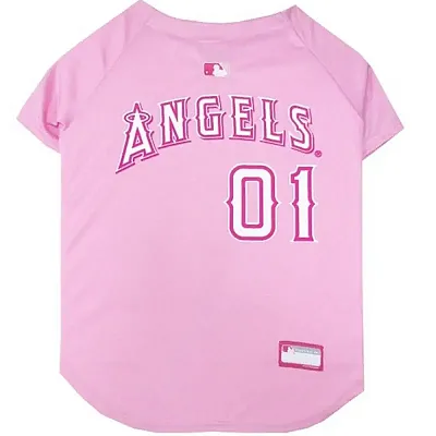 Pets First Los Angeles Angels Pink Pet Jersey - Medium