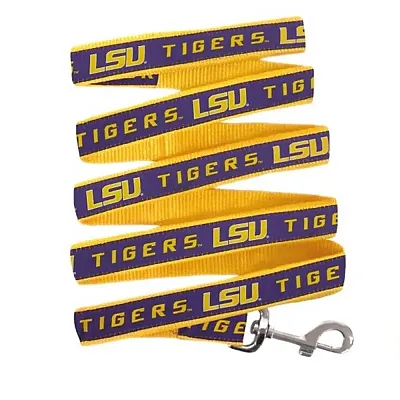 Pets First LSU Tigers Pet Leash by Pets First - Small